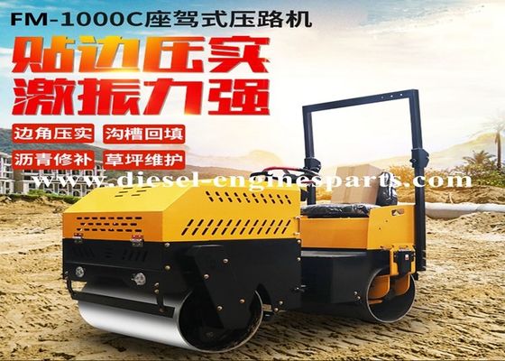 1000kg Double Drum Asphalt Roller Walk Behind 1 Ton Asphalt Roller